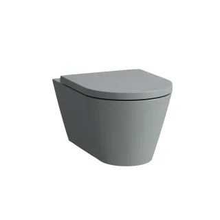LAUFEN Wand-Tiefspül-WC Kartell 545x370, spülrandlos, graphit matt, H8203377580001 H8203377580001