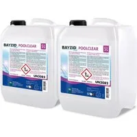 Höfer Chemie GmbH Poolpflege 2x 5 L BAYZID® Poolclear - Trübungsbeseitigung für Pool-Filter, Schnelle Klärung von trübem Poolwasser