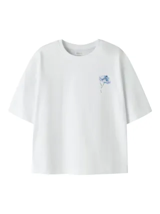 NAME IT - NKFDARMILLA SS RLX TOP bright white - Gr. - 146/152