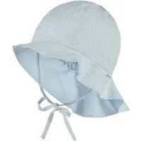 Sterntaler® Sonnenhut Sonnenhut 3D Punkte (1-St) Baumwoll-Sonnenhut, 3D-Punkte, Gummi, Band, Nackenschutz, Bio