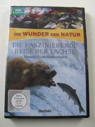 Die Wunder der Natur - Die faszinierende Reise der Lachse: Kanadas Flüsse stromaufwärts / BBC Earth / Weltbild / DVD