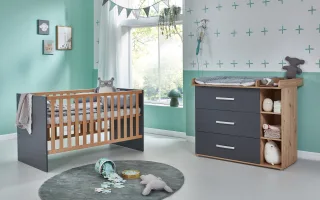 arthur berndt Babymöbel-Set "Babyzimmer Set "Alessio" 2-teilig" Spar-Set