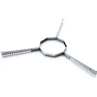 tuning-art Grillplatte AL01-80 Auflageleiste Abstandshalter Auflageeisen für 80er Grillring