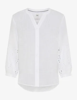 BRAX - Bluse - Style Velia weiß - Gr. - 38
