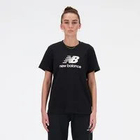 New Balance T-Shirt SPORT ESSENTIALS JERSEY LOGO T-SHIRT Kurzarm, mit Rundhalsausschnitt, aus Baumwolle, normale Länge