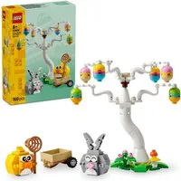 LEGO® Osterhase und Ostereiersuche (40808), LEGO Iconic Konstruktionsspielsteine, (140 St), Made in Europe