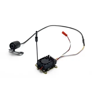 SLONWAKE S1232T 5.8GHz 48CH 2W VTX FPV Camera VTX AIO with 170° Waterproof Lens 200mW 500mW 1W 2W Power Built-in Mic Fan