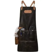 BLACK FOREST FOX Grillschürze BUTCHER Barista Cracker Leder Schürze BBQ Grill- und Arbeitsschürze