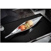 riess-ambiente Dekoschale SILVER LEAF 60cm silber, Wohnzimmer · Accessoires · Schlüssel · Handarbeit · Metall · Modern