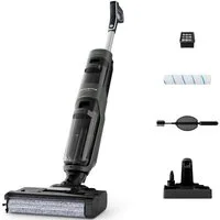Rowenta Nass-Trocken-Sauger X-Clean 4, kabellos, 2-in-1 Staubsauger für alle Hartböden, 200 W, beutellos, kabellos, Selbstreinigungsfunktion, Schmutzerkennung, GZ5037