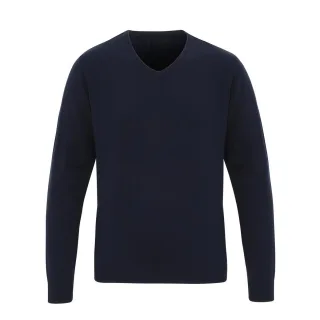 Premier - "Essential" Sweatshirt V-Ausschnitt für Herren (Marineblau)