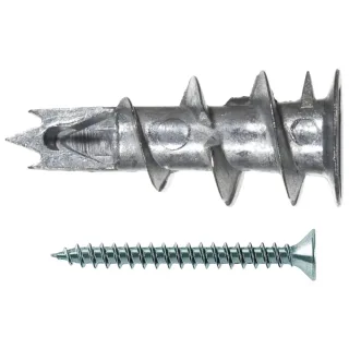 Fischer Gipskartondübel Metall GKM S 27 mit Schraube - 040434