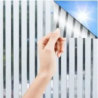 Clanmacy Fensterfolie Fensterfolie Milchglasfolie Sichtschutzfolie Selbstklebend 60,90cm