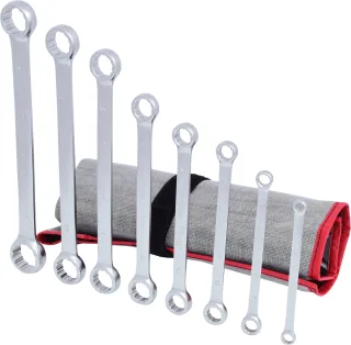 KS Tools ULTIMATEplus Doppel-Ringschlüssel-Satz, gerade, 8-tlg - 920.0448