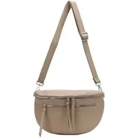ITALYSHOP24 Schultertasche DAMEN TASCHE Crossbody Gürteltasche Umhängetasche CrossOver Bodybag, Handytasche Brusttasche Hüfttasche Bauchtasche Leder Optik Reise