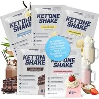 Energybody Systems KET'ONE Keto Shake mit MCT und Whey Protein Isolat Portionsbeutel, 5 er, zuckerarm, für ketogene Ernährung