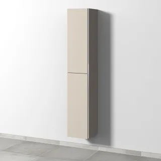 Sanipa 3way Hochschrank mit 2 Türen, Kaschmir-Matt BP0901U