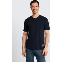 TOM TAILOR T-Shirt T-Shirt T-Shirt mit V-Ausschnitt