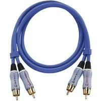 OEHLBACH Audio-Cinch-Stereo-Kabel NF Master Set Beat 1 m 2701 Audio- & Video-Kabel, (1.00 cm), vergoldete Steckkontakte