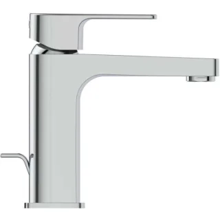 Ideal Standard Cerafine D Waschtischarmatur BC689AA mit Ablaufgarnitur, BlueStart, H105, Ausladung 120mm, verchromt