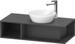 Duravit D-Neo Konsolenwaschtischunterbau wandhängend Graphit Matt 1000x480x260 mm - DE493904949 DE493904949