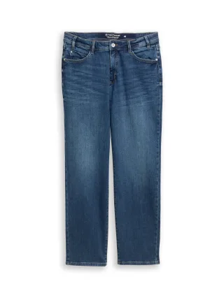 Tom Tailor - Plus Size - Straight Jeans clean mid stone blue denim - Gr. - 44