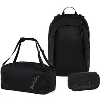 Satch Schulrucksack Air (3tlg., inkl. Schlamperbox und Sporttasche)