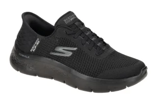 Skechers 124836 BBK Damen Slip-On Sneaker Schwarz Air Cooled Memory Foam