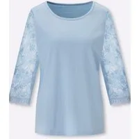 Sieh an! T-Shirt Spitzenshirt 3/4-Arm