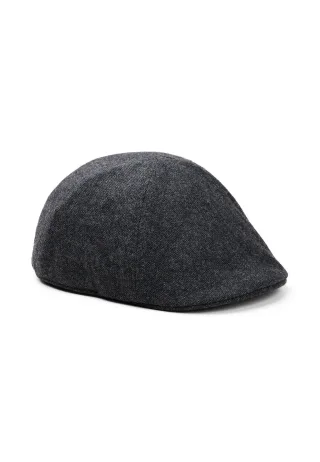 camel active - Gefütterte Schirmmütze aus Wollgemisch gunmetal - Gr. - M