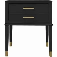 loft24 Beistelltisch Westerleigh, Beistellschrank, Nachttisch, Nachtschrank mit Schublade, Breite 60 cm