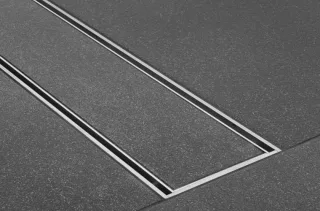 ESS Easy Drain Multi TAF 200 cm Befliesbar / Edelstahl Gebürstet, EDMTAF2000 EDMTAF2000