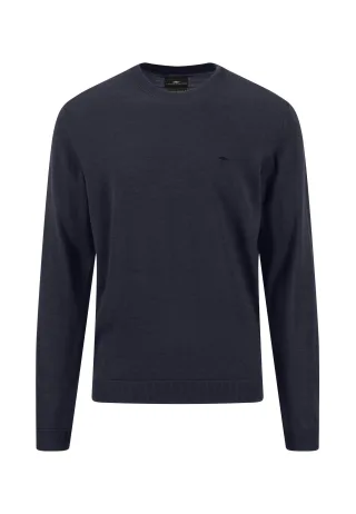 FYNCH-HATTON - O-Neck, Merino*RWS navy - Gr. - M
