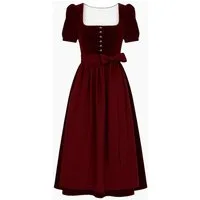 Madame Marie Dirndl Dirndl Maralyn 80cm Länge bordeaux