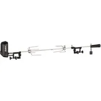 Enders® Grillspieß Grillspieß Pro (Set, inkl. Elektromotor & Netzteil), Netzbetrieb, Batteriebetrieb, Edelstahl
