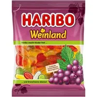 HARIBO Süßigkeit, Haribo Weinland echtes Weingummi weich fruchtig leicht sauer 175g