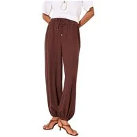 LIPSY Leinenhose Lipsy Regular Fit Hose im Ballonschnitt mit Leinen (1-tlg)