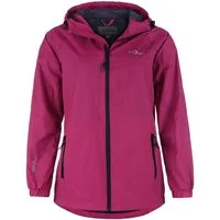 Blue Wave Funktionsjacke Fabienne Damen Regenjacke - Wander- & Fahrradjacke inklusive Packsack Wasserdicht, Winddicht, Atmungsaktiv, Verschweißte Nähte, Mesh-Futter
