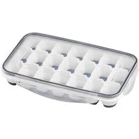 APS Eiswürfelform, (Set 2-tlg), inkl. transparentem Deckel, für bis zu 21 Eiswürfel