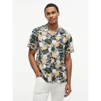 Tommy Hilfiger Kurzarmhemd CO LYOCELL FLORAL SS SHIRT mit Allover-Print, Regular Fit