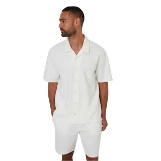 Threadbare - "Embley" Hemd für Herren, leger (Ecru)