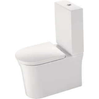 Duravit White Tulip Stand-Tiefspül-WC 2197090000 37x65cm, für aufgesetzten Spülkasten, für Kombination, weiß