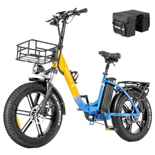 [EU DIRECT] Ridstar MN20 Electric Bike, 48V 15.6AH Battery, 1000W Motor Peak Power, Recommended Top Speed 25KM/H, Front
