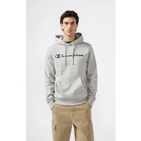 Champion Kapuzensweatshirt BASICS Fleece Hoodie Large Logo Kapuzensweatshirt, Langarm, aus Baumwolle und Polyester