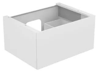 Keuco Waschtischunterschrank Edition 11 31341,1 Front-Auszug, cashmere/Glas cashmere, 31341180000 31341180000