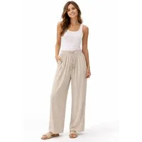Eight2Nine Chinos Damen Luftige Sommerhose Freizeit Weit geschnitten Stoffhose Musselin