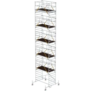 Munk Rollgerüst SG 1,35 x 2,45 m mit Fahrbalken & Doppel-Plattform - 174037