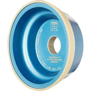 PFERD DIAMANT-SCHLEIFSCHEIBE KUNSTHARZ 11V9 PHT 125 MM D126 (MITTEL) TROCKENSCHLIFF