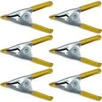 TRIZERATOP Schraubzwinge Clip a molla 50 mm set completo di 6 pezzi, (Federzwingen 50 mm, 6er-Set)
