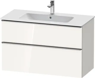 Duravit D-Neo Waschtischunterbau wandhängend Weiß Hochglanz 1010x462x625 mm - DE4363070220000 DE4363070220000